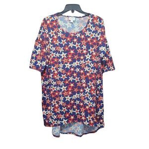 Lularoe stars print short sleeve tee
